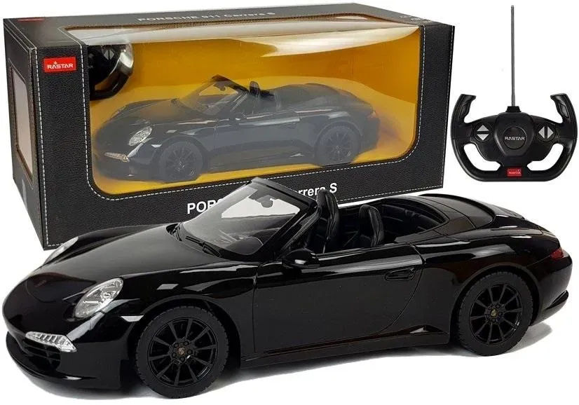 Auto R/C Porsche 911 Carrera S Rastar 1:12 czarne