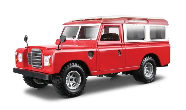 BBURAGO MODEL  LAND ROVER (12) BW PB 1:24