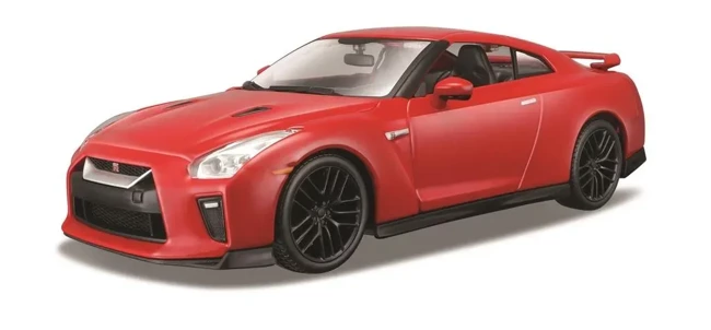 BBURAGO MODEL NISSAN GT-R 2017 RED 1:24