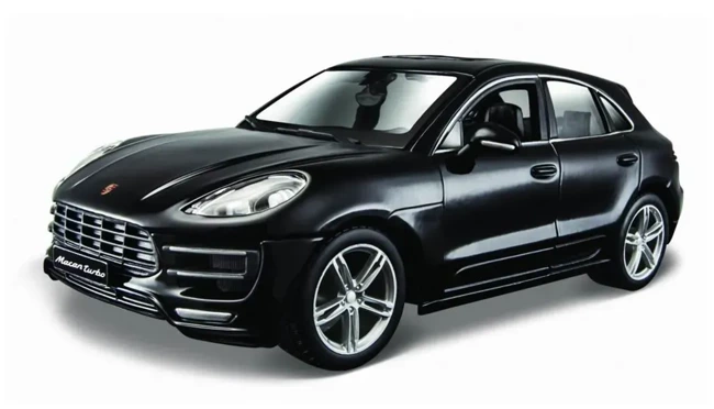 BBURAGO MODEL PORSCHE MACAN BLACK 1:24