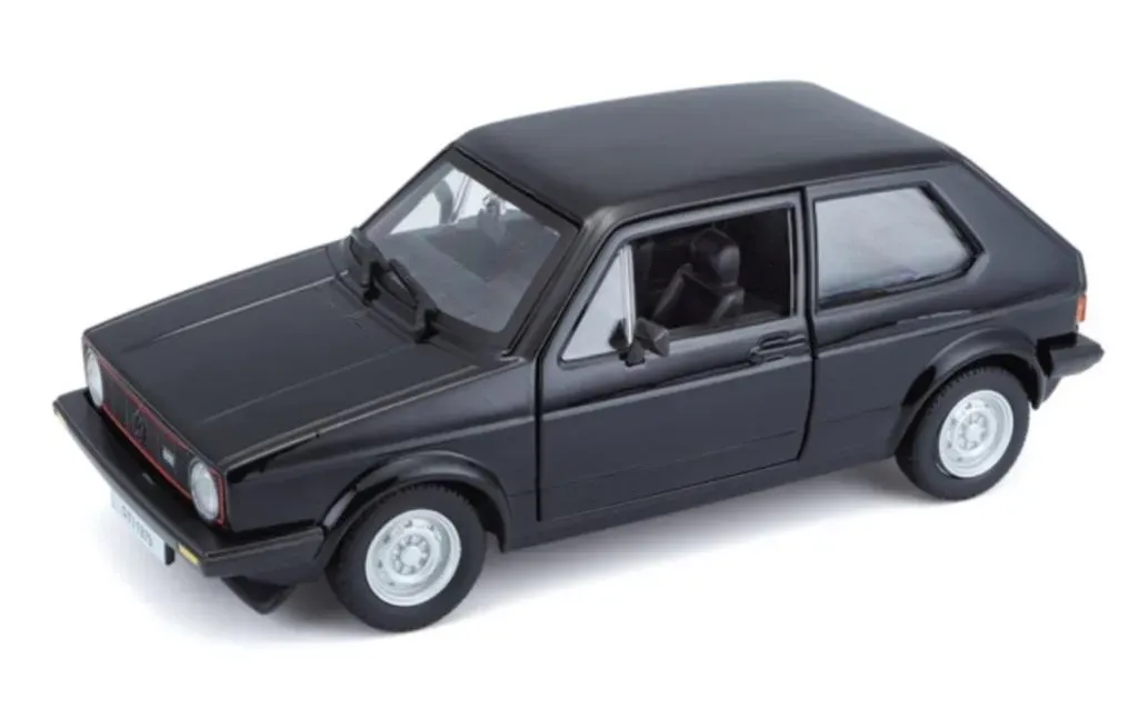 BBURAGO MODEL  VOLKSWAGEN GOLF MK1 GTI 1979 BLACK 1:24