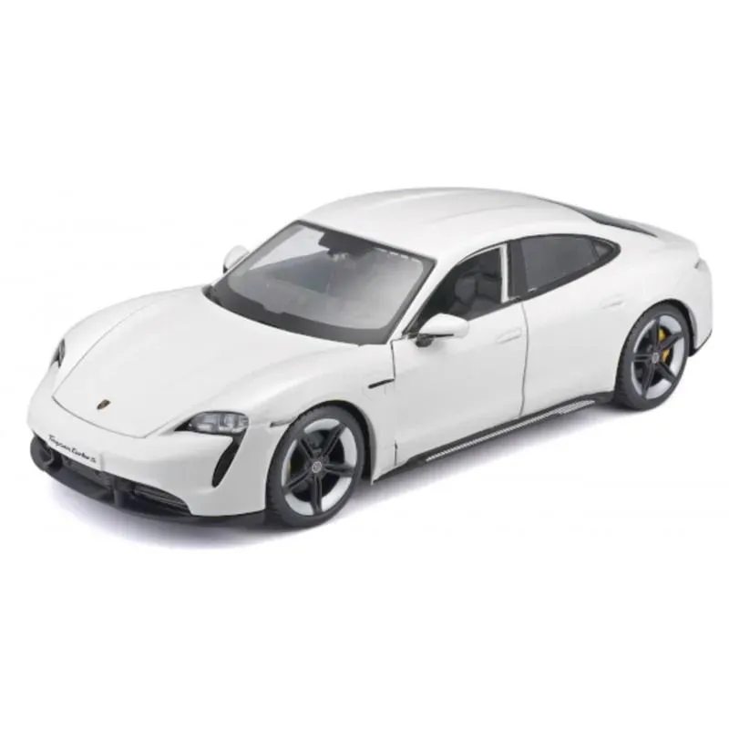 BBURAGO  PORSCHE TAYCAN TURBO S WHITE 1:24