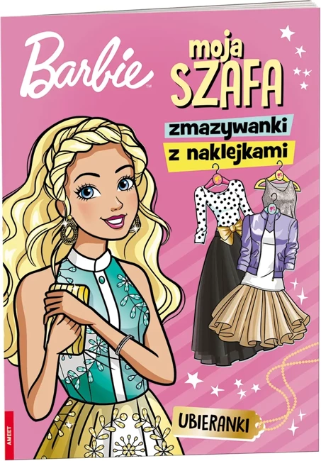 Barbie Moja szafa Zmazywanki z naklejkami SSN-1101