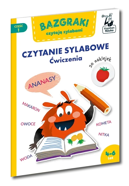 Bazgraki czytają sylabami. Czytanie sylabowe. Ćwiczenia