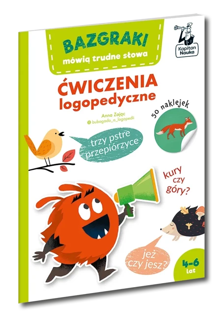 Bazgraki mówią trudne słowa. Ćwiczenia logopedyczne