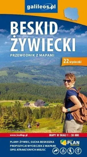 Beskid Żywiecki. Przewodnik z mapami - 22 wycieczki skala 1:30 000