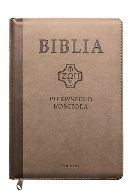 Biblia pierwszego Kościoła brązowa z paginatorami