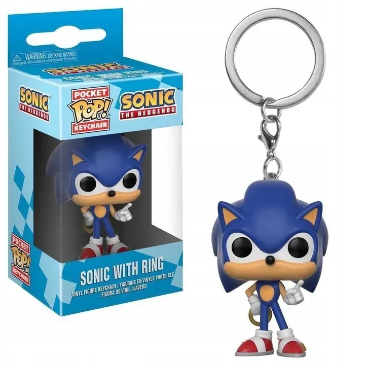 Brelok Sonic z pierścieniem Funko Pop