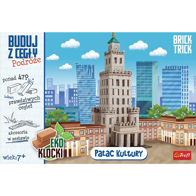 Brick Trick Buduj z cegły Podróże Pałac Kultury XL EKO 61546