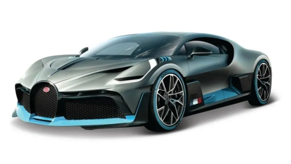 Bugatti Divo Flat Dark Grey 1:18 BBURAGO