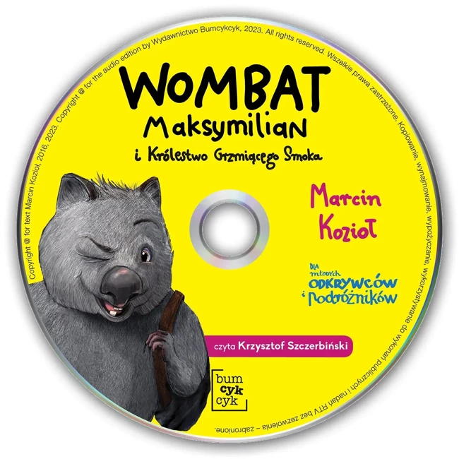 CD MP3 Wombat Maksymilian i Królestwo Grzmiącego Smoka