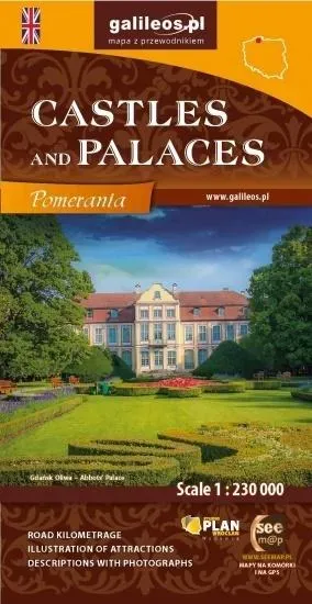 Castles and Palaces Pomerania 1:230 000