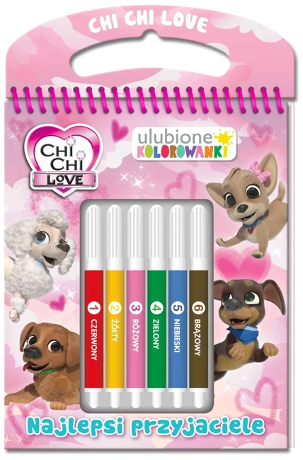 Chi Chi Love. Ulubione kolorowanki. Najlepsi przyjaciele