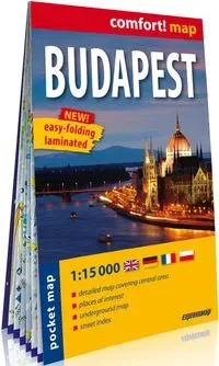 Comfort! map Budapest pocket 1:15 000 w.2020