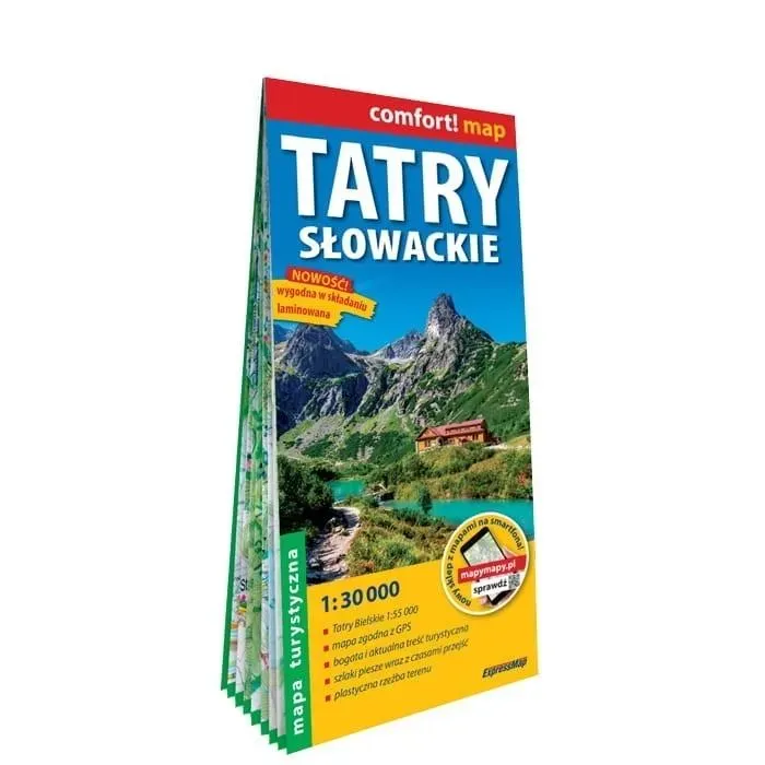 Comfort! map Tatry słowackie / Tatry slovenske