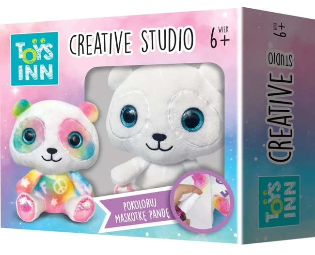 Creative studio panda maskotka do kolorowania