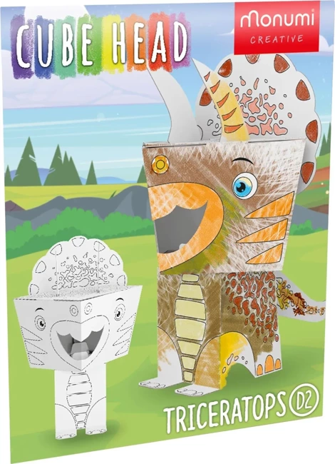 Cubehead Dino - TRICERATOPS