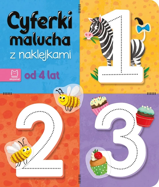 Cyferki malucha z naklejkami. Od 4 lat