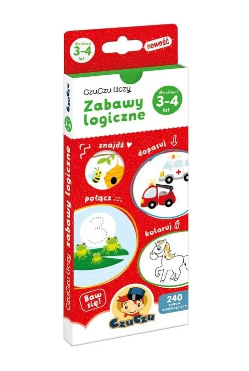 CzuCzu Uczy Zabawy logiczne dla dzieci od 3-4 lat