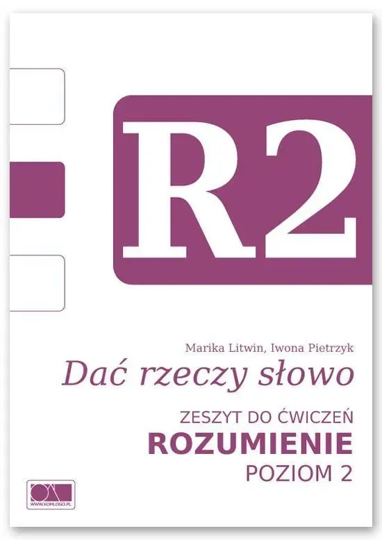 Dać rzeczy słowo. Rozumienie - poziom 2.