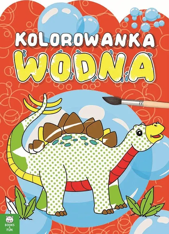 Dinozaury. Kolorowanka wodna