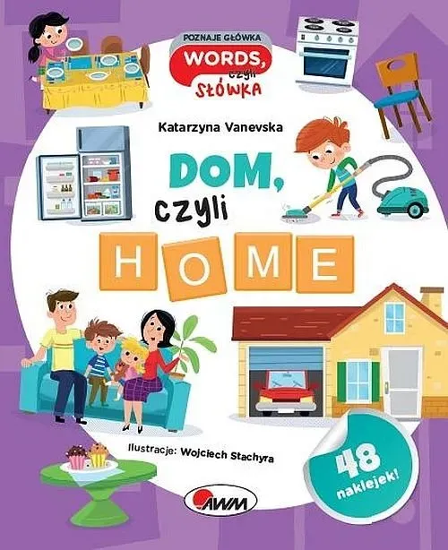 Dom czyli home. Poznaje główka words, czyli słówka