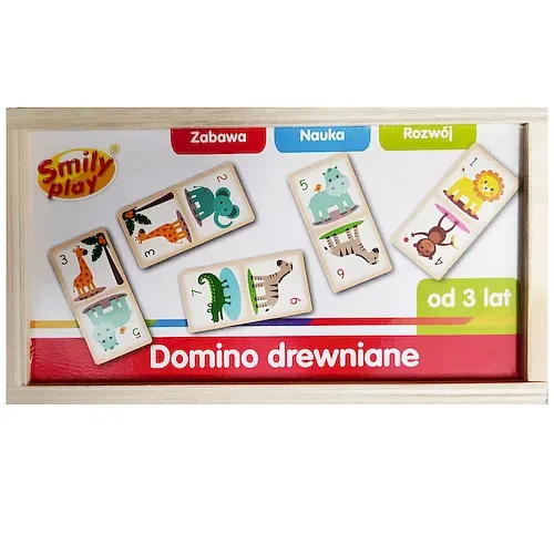 Domino drewniane