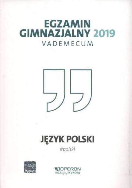 Egzamin Gimnazjalny 2019 Vademecum Język Polski