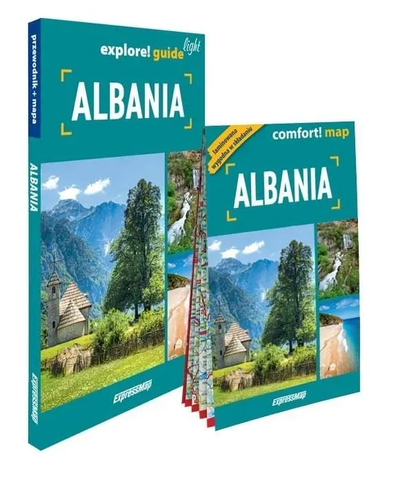 Explore! guide light Albania przewodnik + mapa