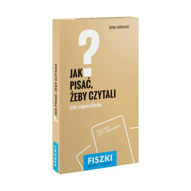 Fiszki: Jak Pisać Żeby Czytali