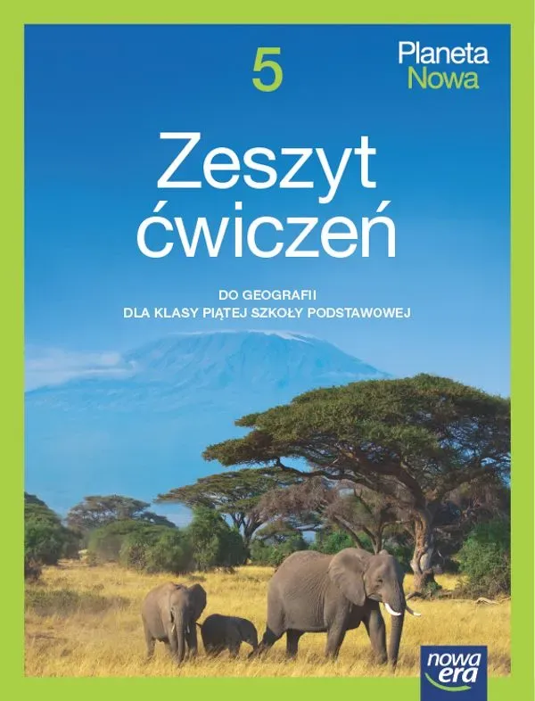 Geografia Planeta nowa NEON zeszyt ćwiczeń dla klasy 5 szkoły podstawowej EDYCJA 2024-2026