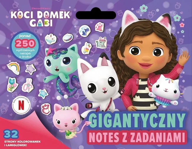 Gigantyczny notes z zadaniami. Koci Domek Gabi