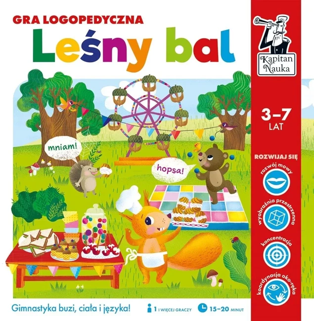 Gra Leśny bal logopedyczna Kapitan Nauka