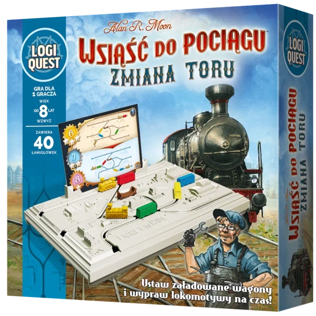 Gra Logiquest Wsiąść do Pociągu Zmiana toru