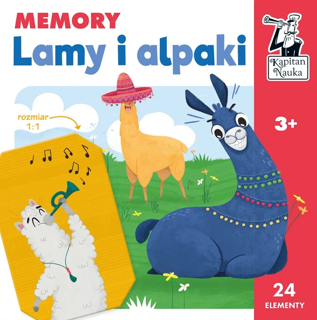 Gra Memory Lamy i alpaki Kapitan Nauka