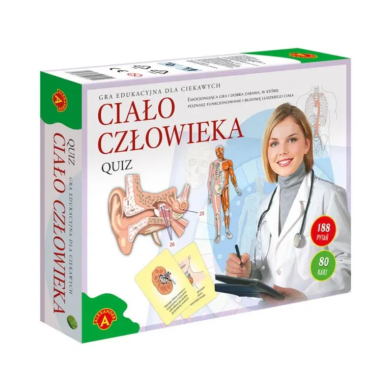 Gra Quiz ciało człowieka big