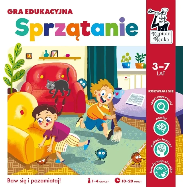 Gra Sprzątanie Kapitan Nauka