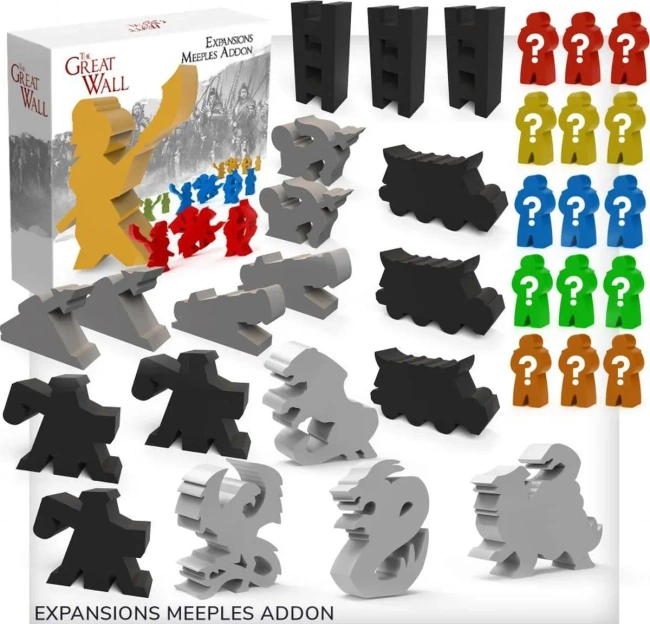 Gra Wielki mur Expansions Meeple Addon dodatek