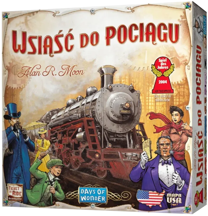 Gra Wsiąść do Pociągu: USA