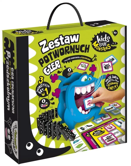 Gra Zestaw potwornych gier Kids love monsters 304-PL82735