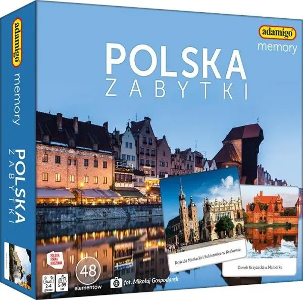 Gra memory Polska zabytki