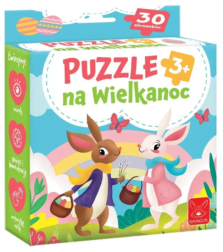 Gry Puzzle na Wielkanoc 3+