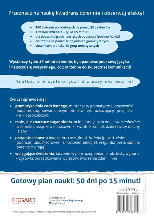 Hiszpański w 15 minut każdego dnia