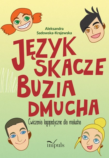 Język skacze buzia dmucha ćwiczenia logopedyczne dla malucha