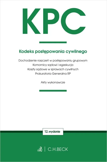 KPC. Kodeks postępowania cywilnego w.12