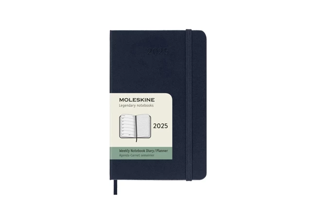 Kalendarz 2025 12M Moleskine P tygodniowy Sapphire Blue 9x14