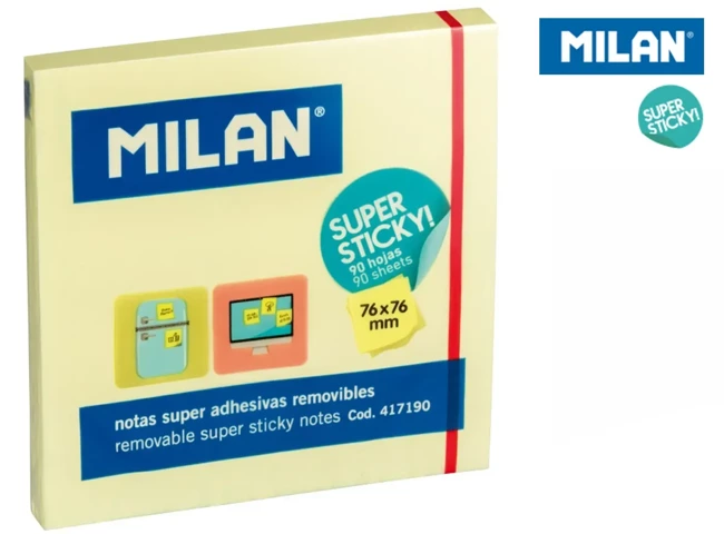 Karteczki samoprzylepne Super Sticky MILAN