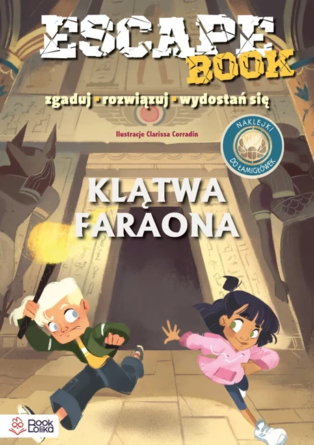 Klątwa faraona. Zgaduj, rozwiązuj, wydostań się. Escape Books