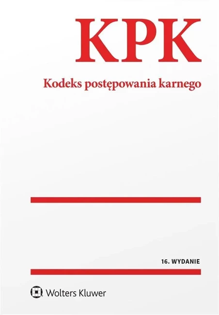 Kodeks postępowania karnego. Przepisy