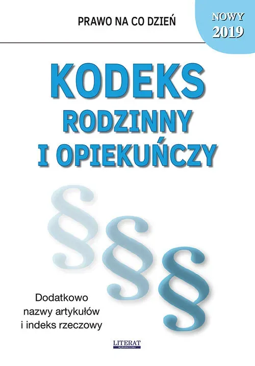 Kodeks rodzinny i opiekuńczy 2019